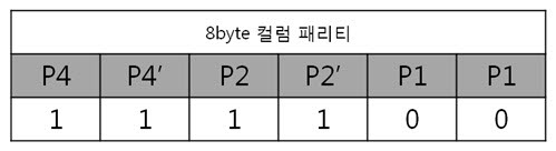 28. 8byte 변환된 데이터의 컬럼 패리티.jpg